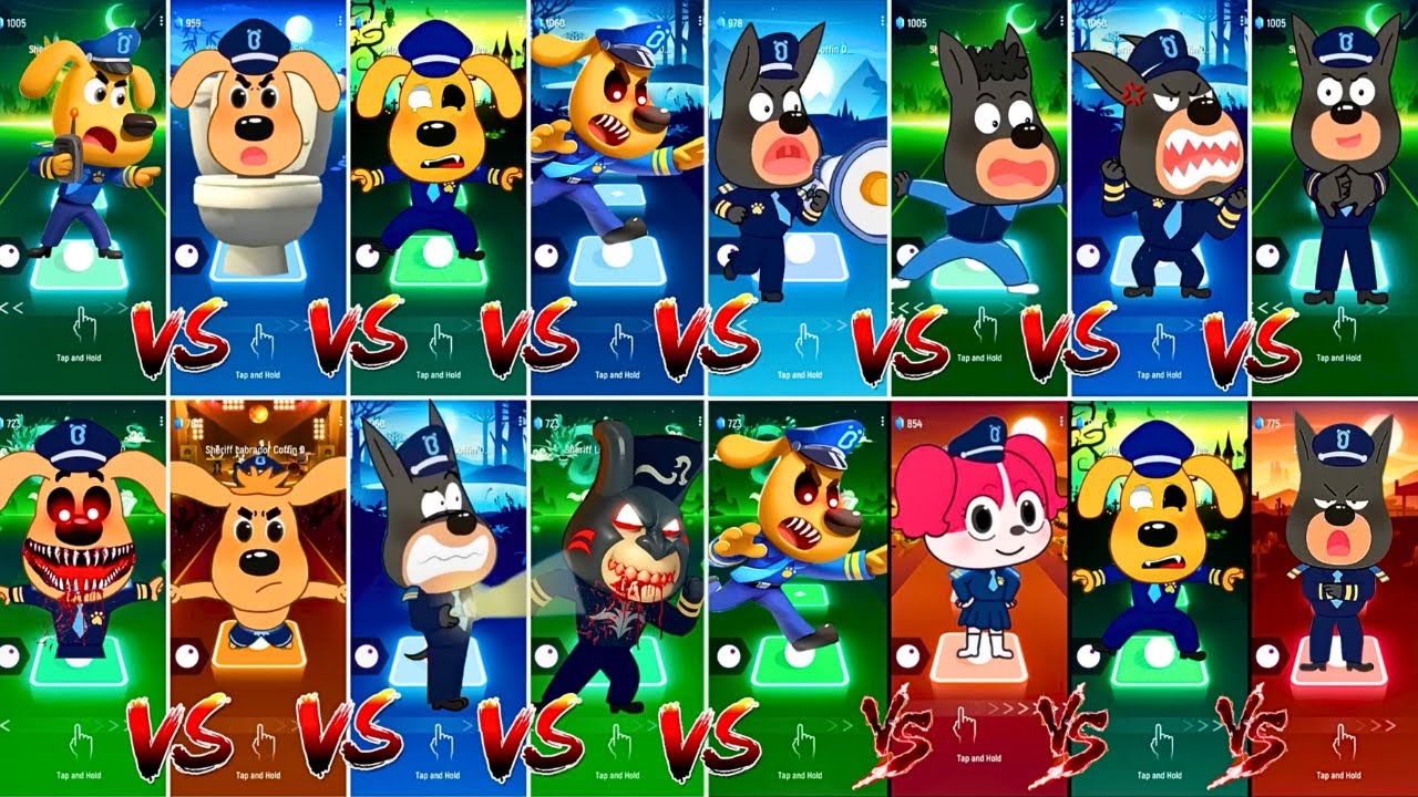Sheriff Labrador Team 🆚️ Sheriff Labrador Exe Team. Who Is Best?