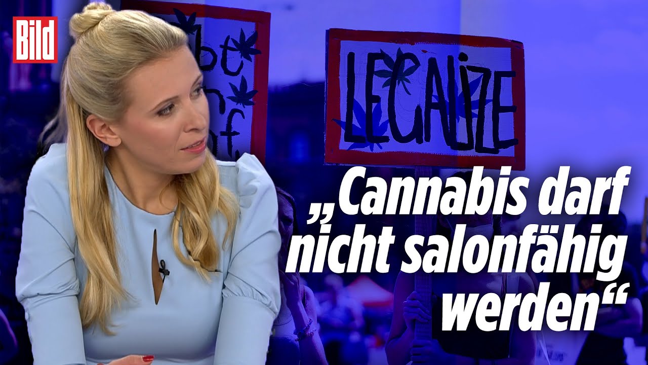 „Ich bin gegen die Legalisierung von Cannabis“ | Nena Schink in Viertel nach Acht