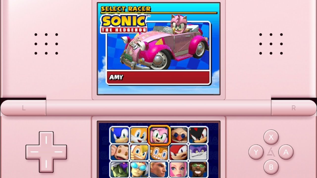 Casually Playing as Amy Rose in Sonic and SEGA All-Stars Racing