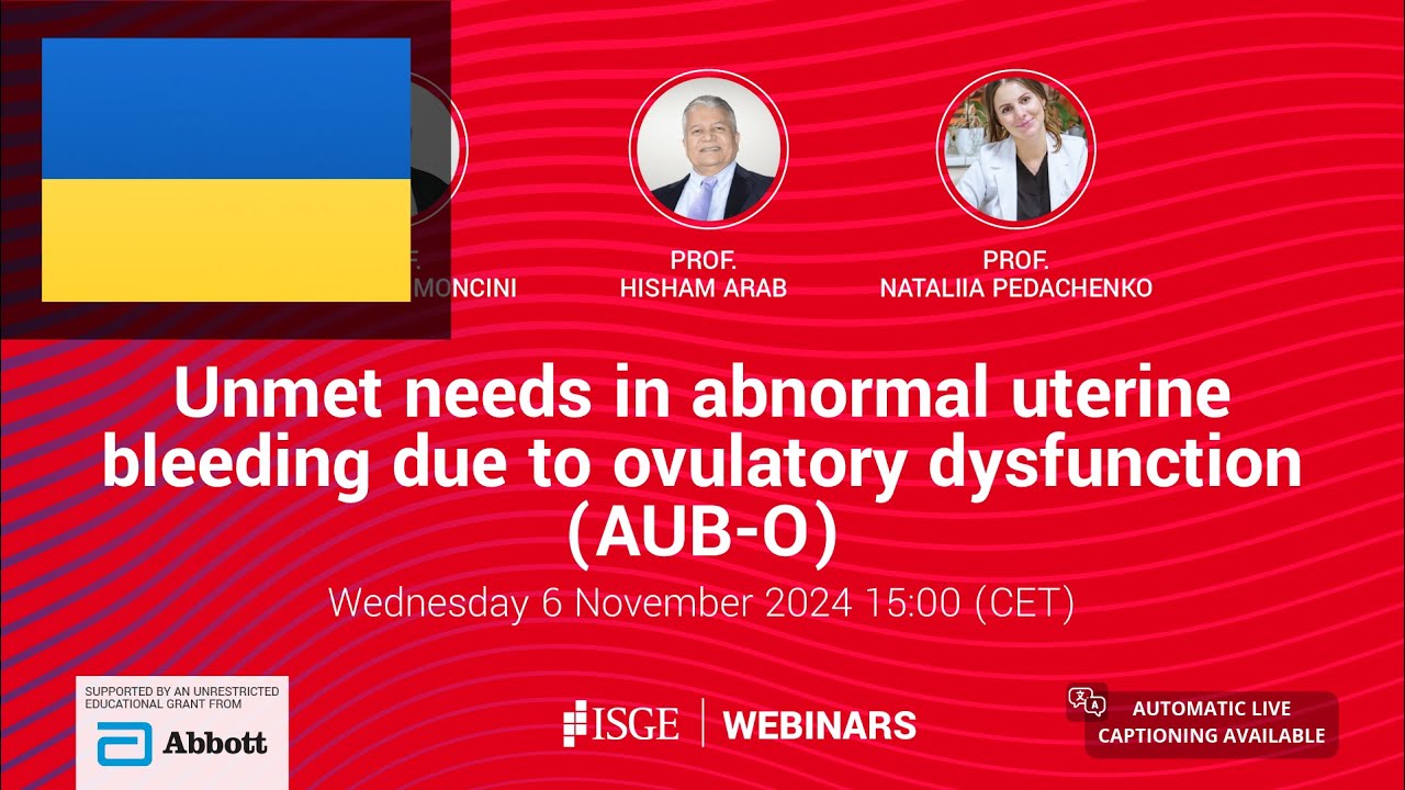 [UK] Unmet needs in abnormal uterine bleeding due to ovulatory dysfunction (AUB-O)