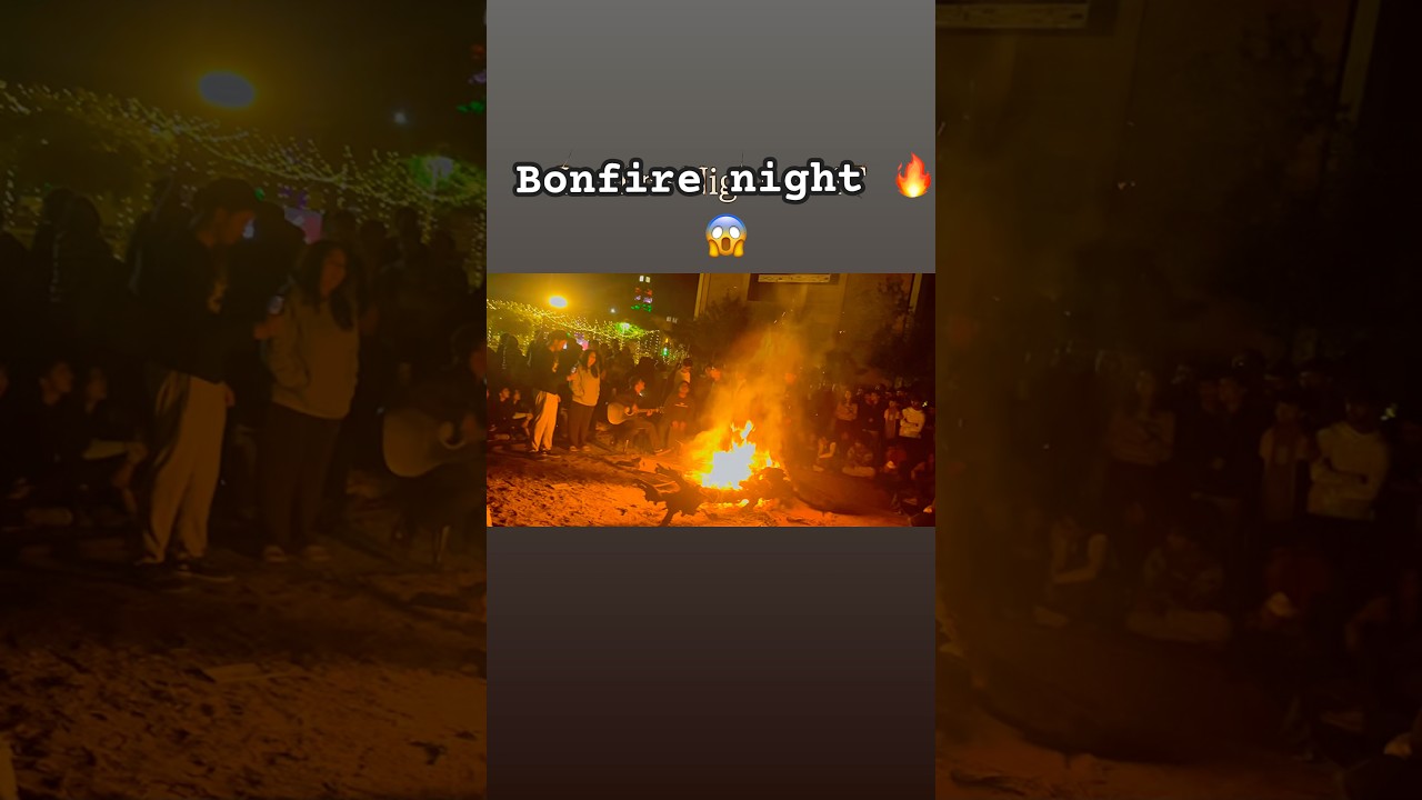 Bonfire Night at iiT jodhpur 🔥👀😱| 