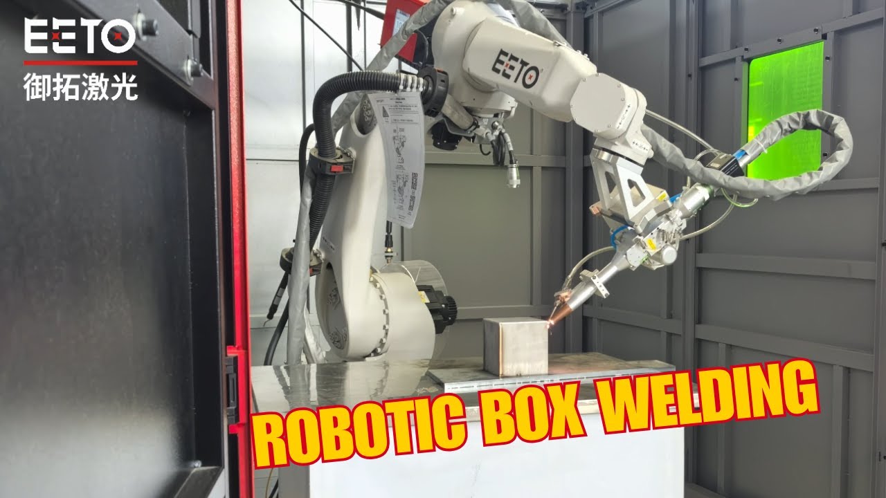 Automated Robotic Welding for 4mm Stainless Steel Square Box | Factory Welding Demo