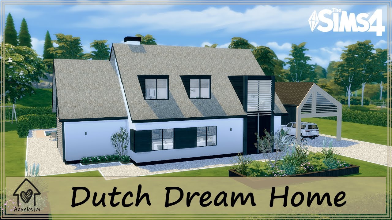 DUTCH DREAM HOME | Sims 4 | Stop Motion Build + CC list