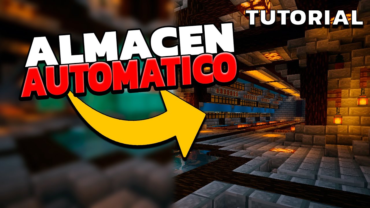 Almacen AUTOMATICO para TODOS LOS ITEMS de TU SURVIVAL - Tutorial Minecraft para TODAS LAS VERSIONES