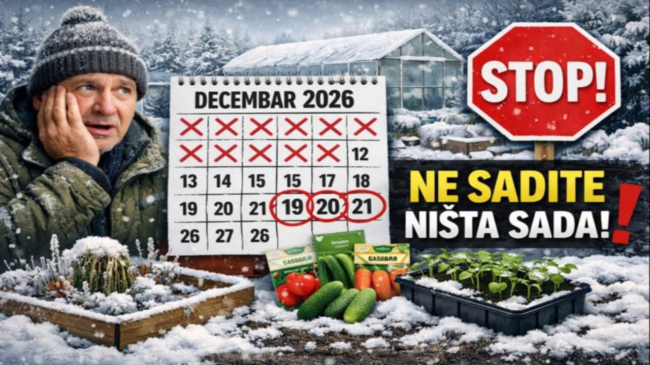 BAŠTA 2026: Nepogrešiv plan za decembar. Ne sadite apsolutno NIŠTA dok ovo ne pogledate!