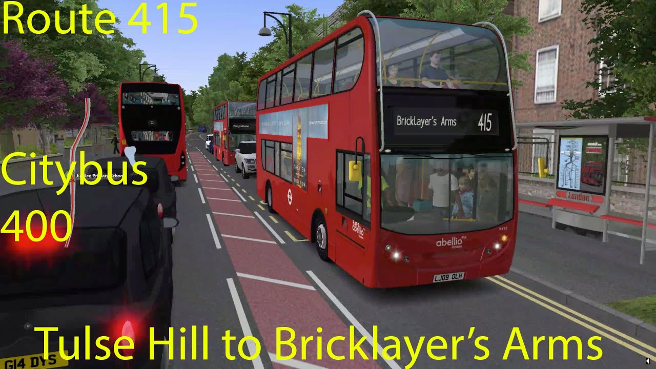 OMSI 2 - London Route 415, Tulse Hill to Bricklayer's Arms (Citybus 400)