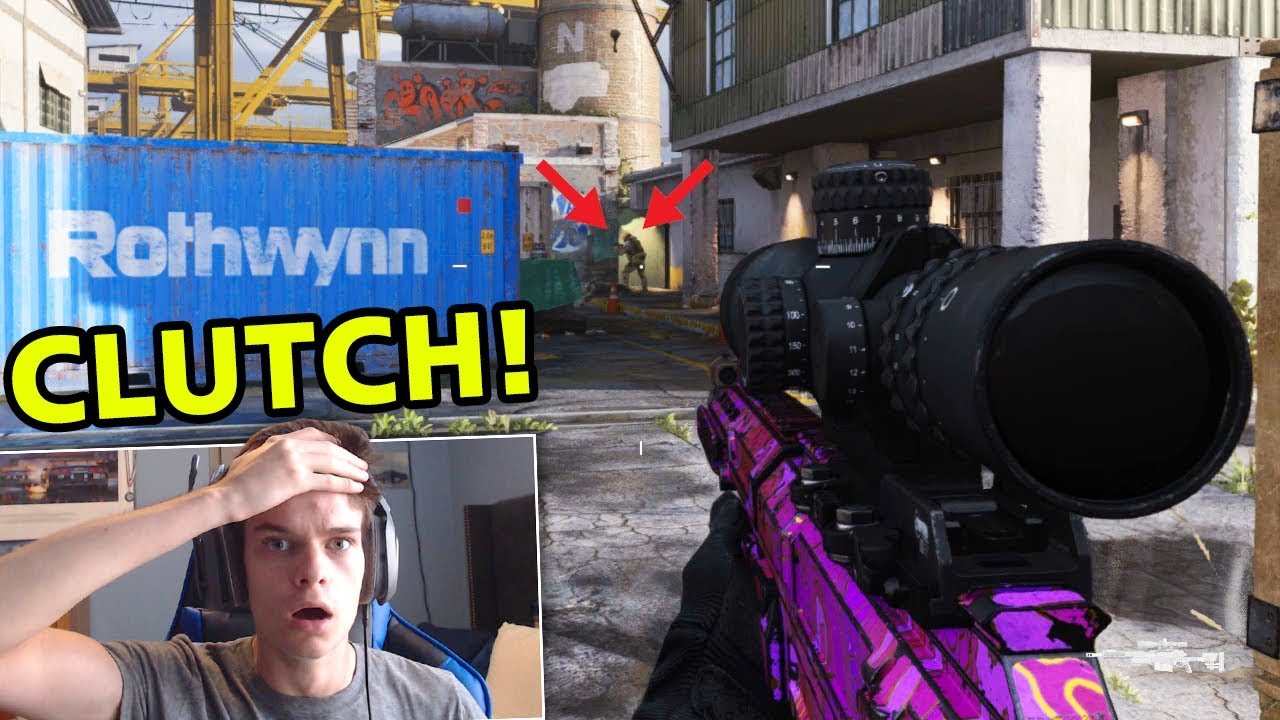 INSANE 1V4 CLUTCH!! MW Search and Destroy Sniping!