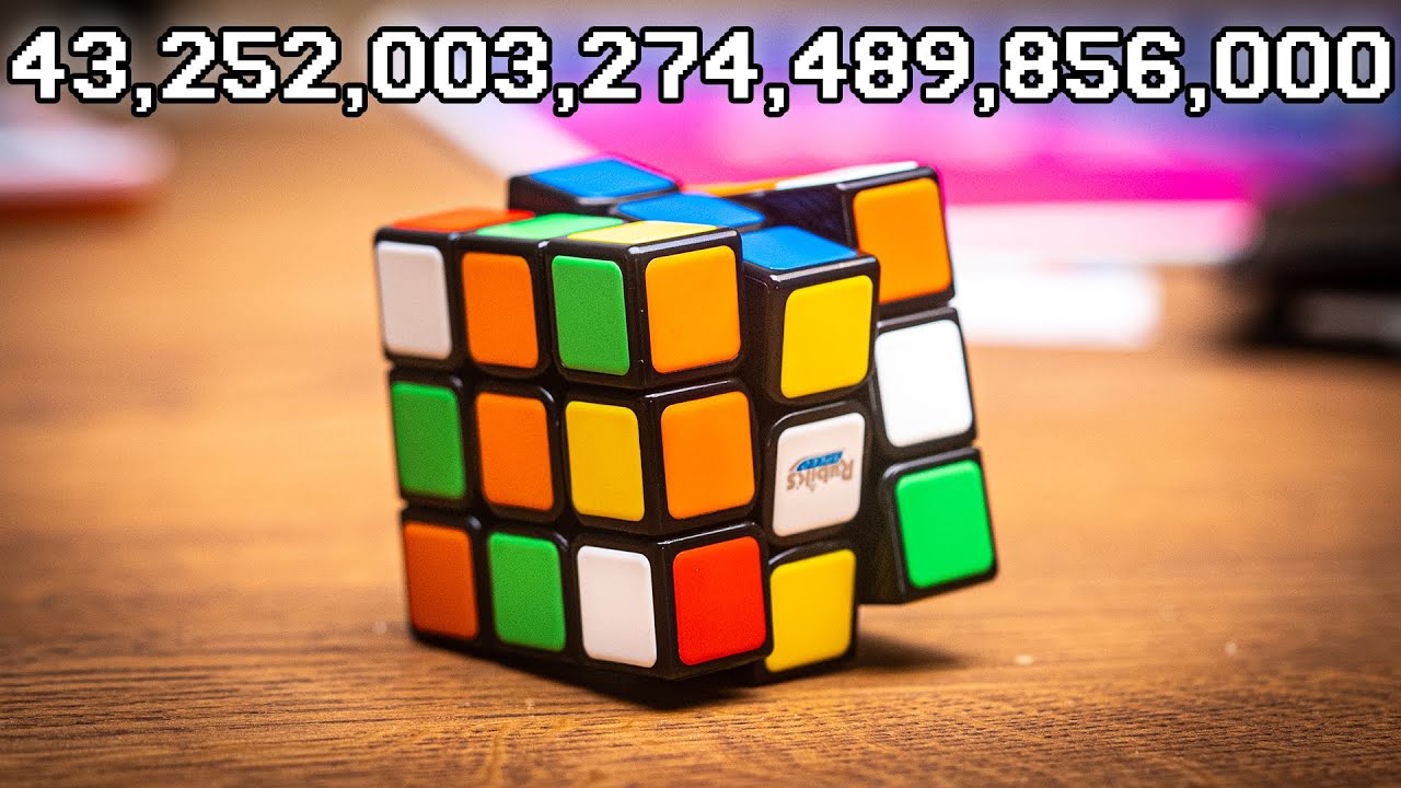 Proof There&rsquo;s 43,252,003,274,489,856,000 Rubik's Cube Combinations! 🤯