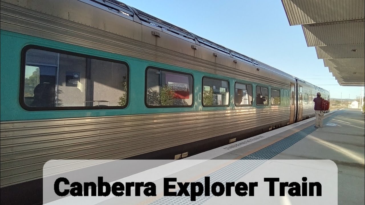 Canberra Xplorer train from Sydney 캔버라 기차 여행 First Class