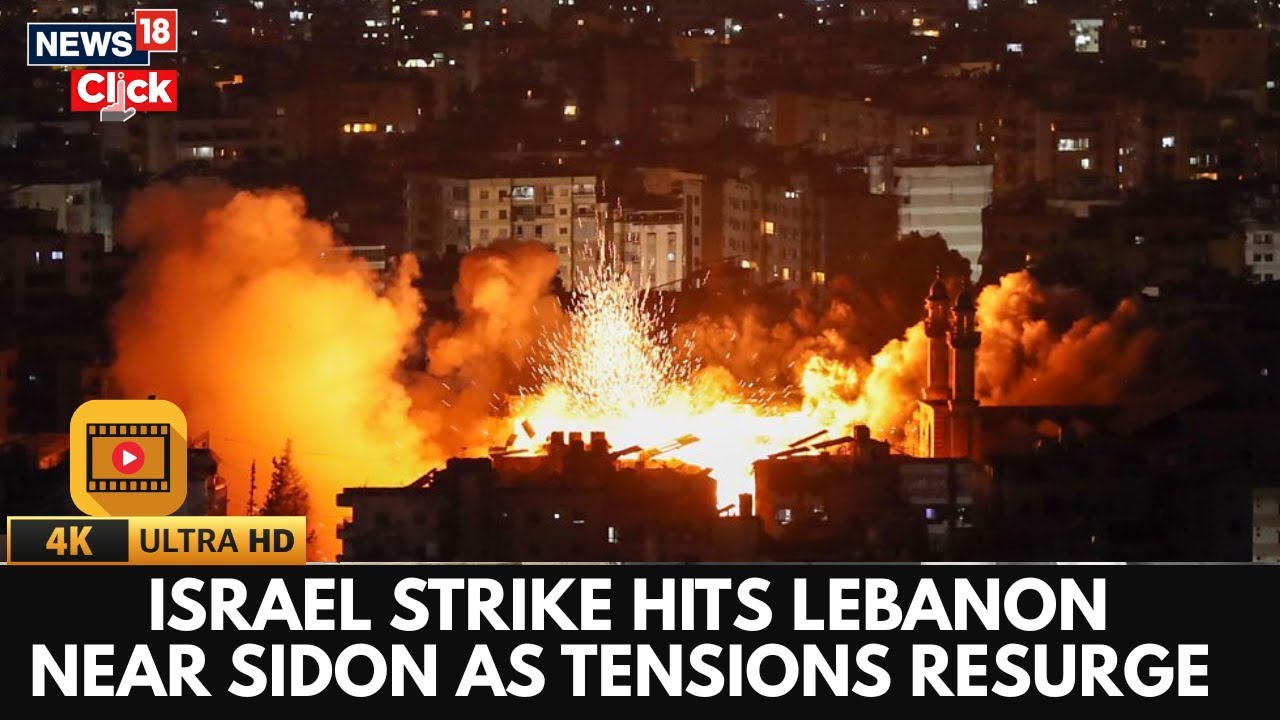 IDF Strikes Hezbollah Rocket Launch Sites, Weapons Depots In South Lebanon, Beqaa Valley | 4K