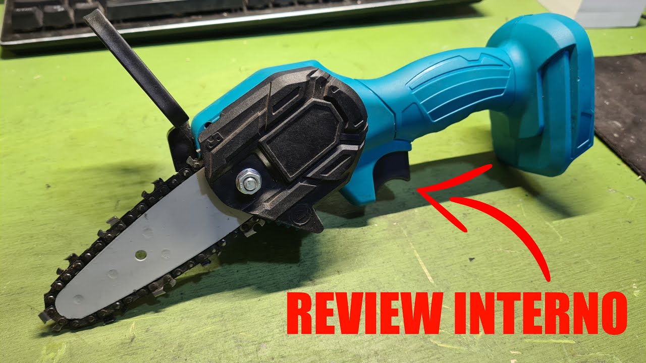 Mini Motosierra Podadora 4” 🌳 ¿Buena compra o decepción? ⚡ Compatible con Baterías Makita