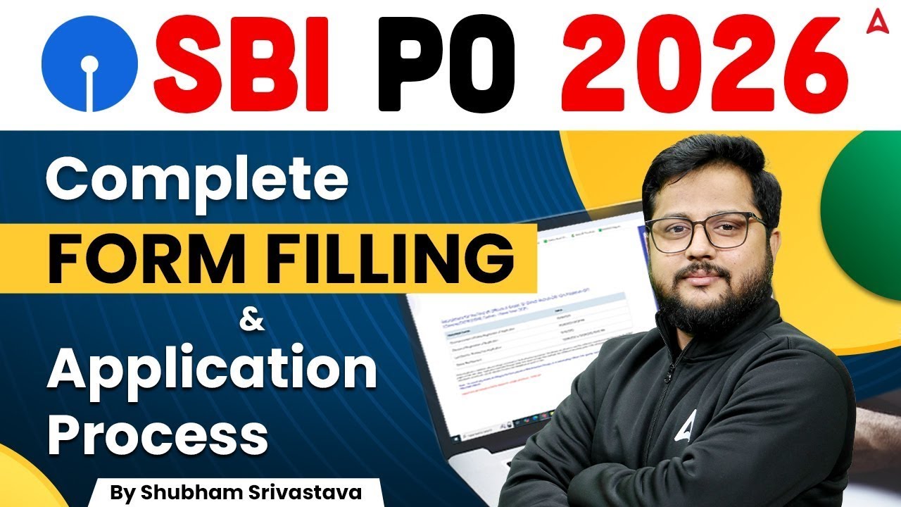 How to Fill SBI PO 2026 Form Online | Step-by-Step Complete Process | By Shubham Sir