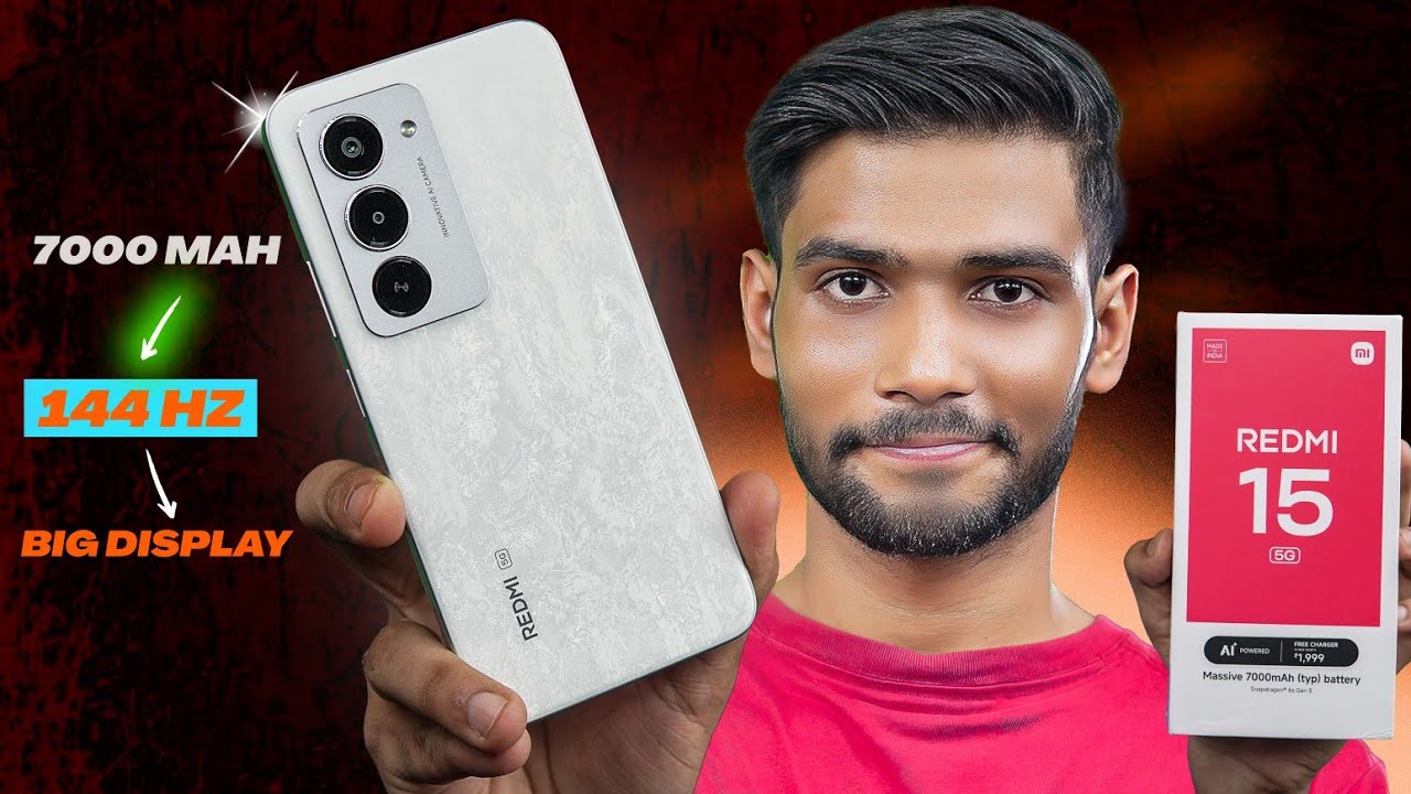 Распаковка и первые впечатления от Redmi 15 5G | Новейший бюджетный телефон с 5G