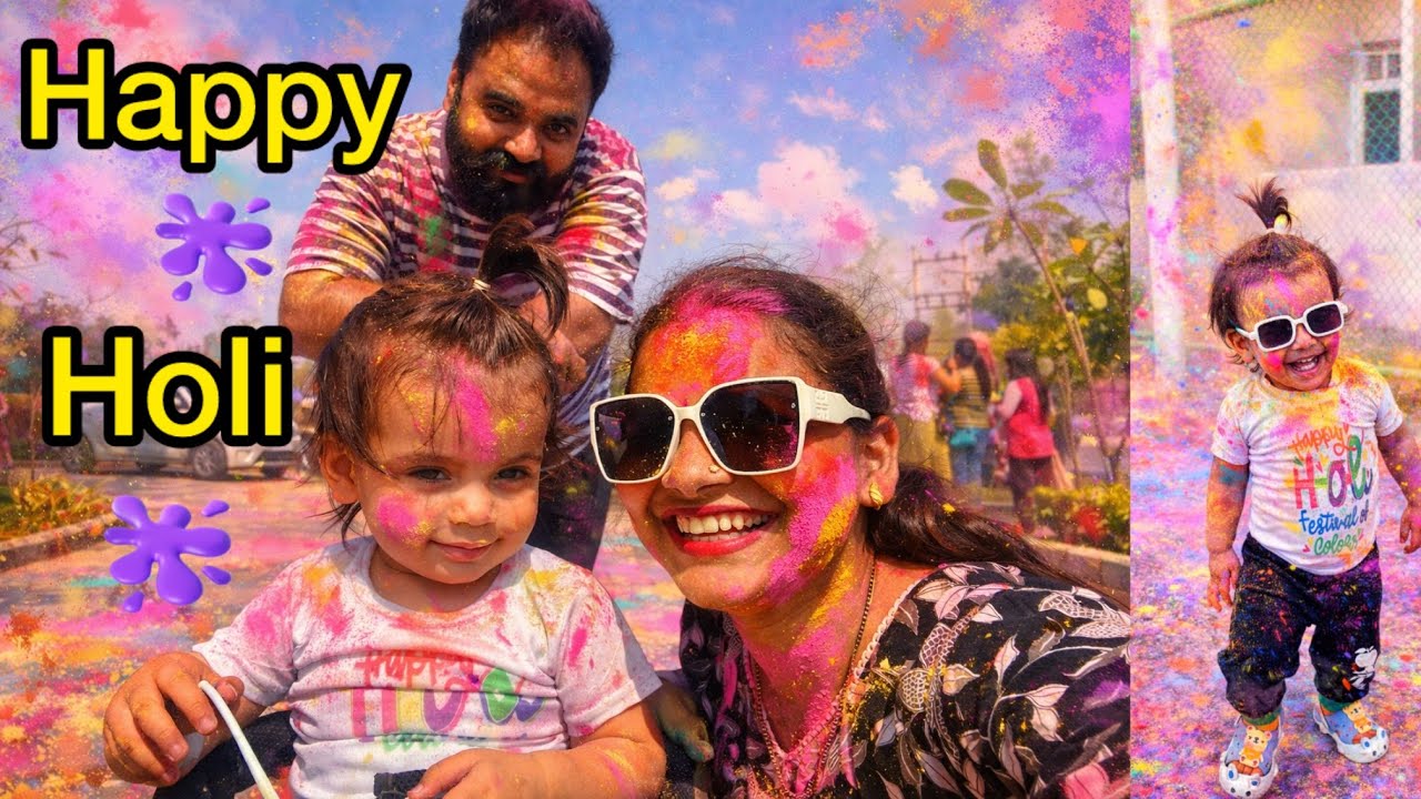 Holi 2026 Vlog | Colourful Celebration with My Favourite People 🫟❤️