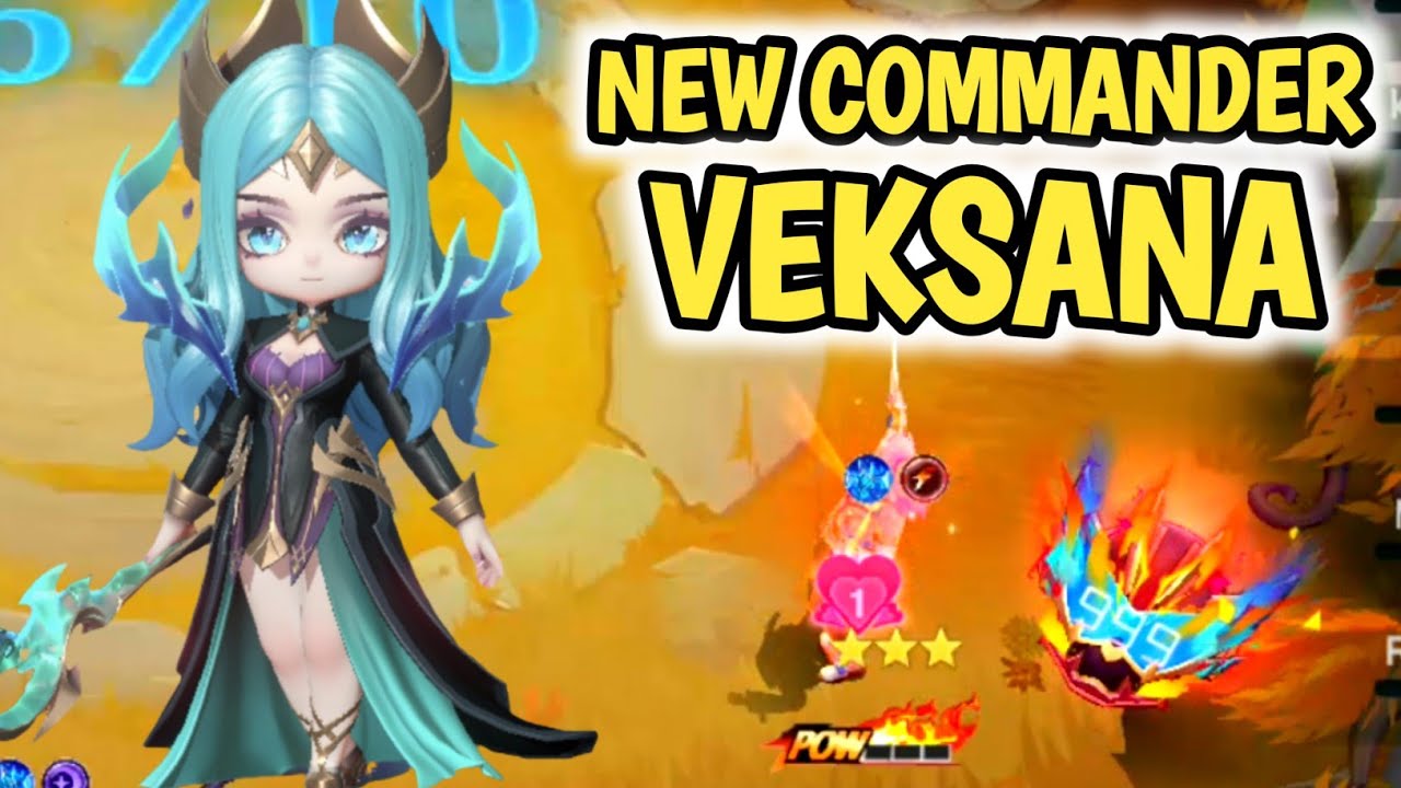 GAMEPLAY COMMANDER VEKSANA | CARA BERMAIN COMMANDER VEKSANA #magicchessgogo #mcgg 
