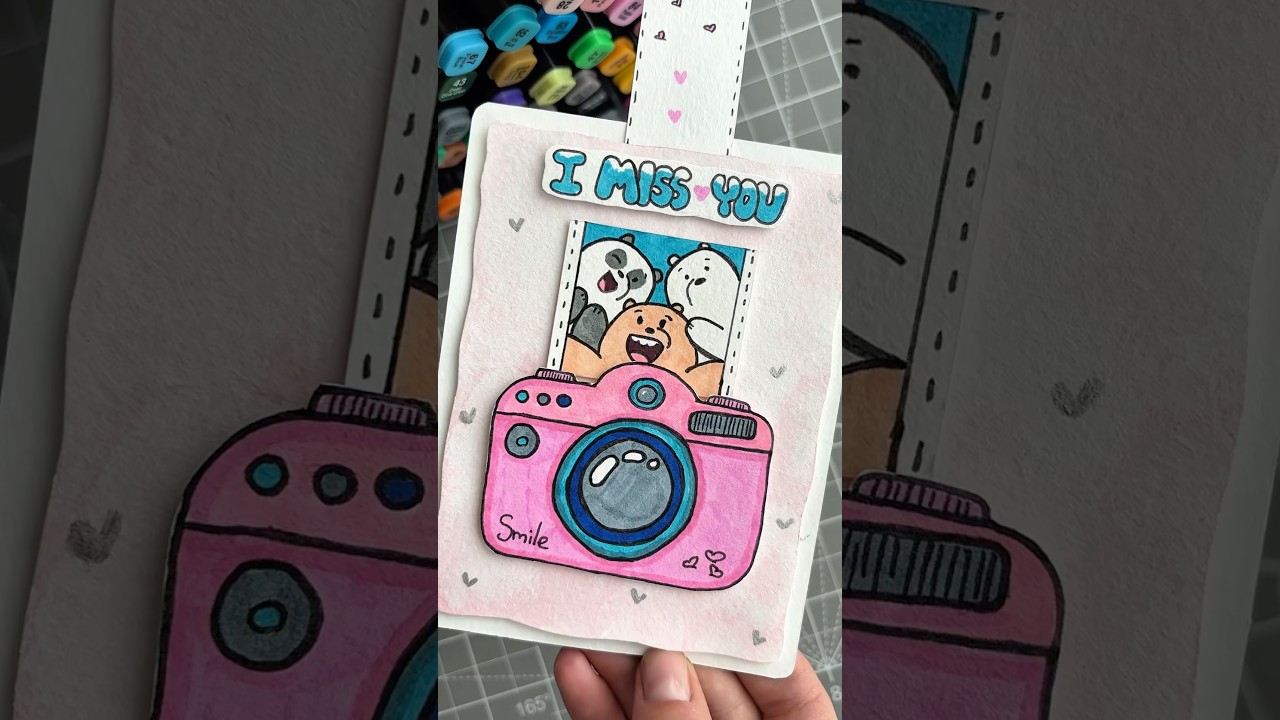 DIY Cute Card for Your Best Friend💕 Full tutorial on my channel 🫶🏻