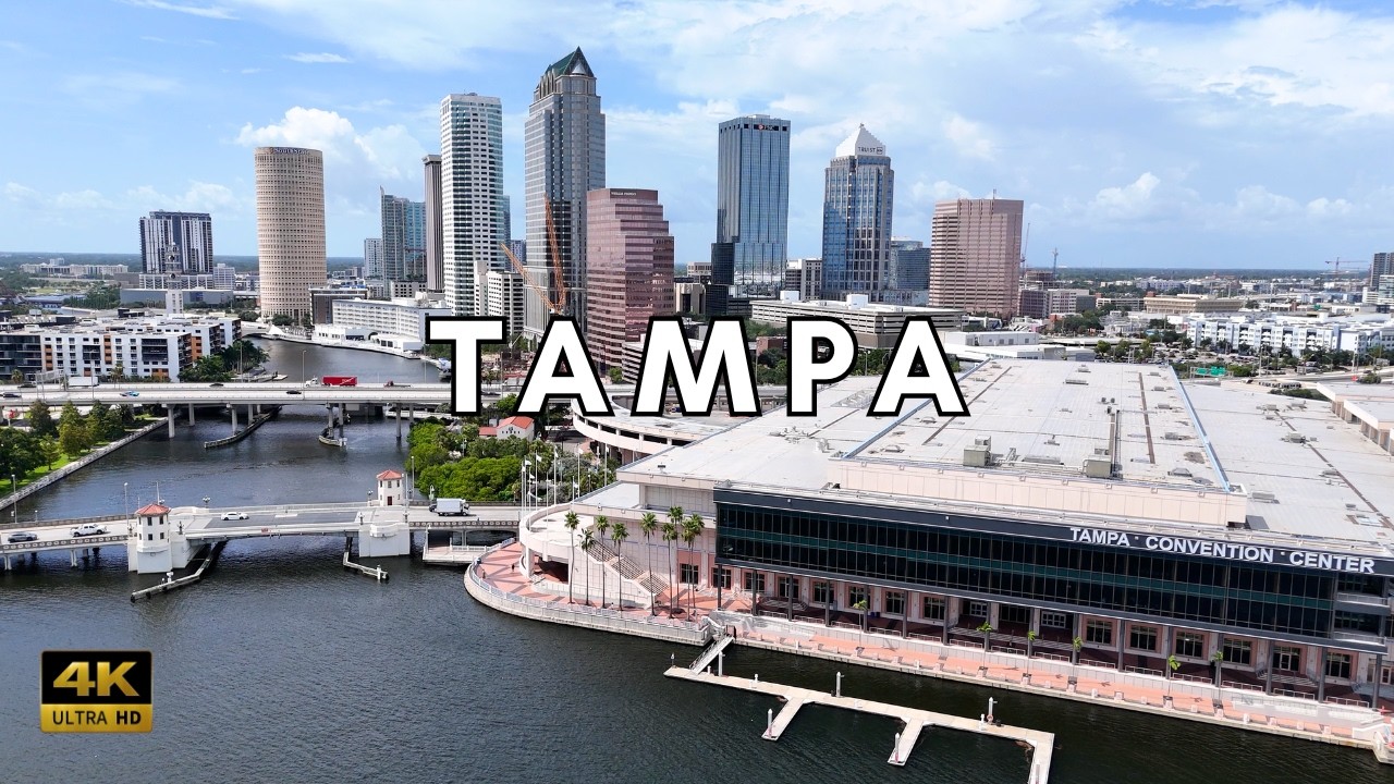 Tampa, Florida - USA 🇺🇸 - by drone / [4K]