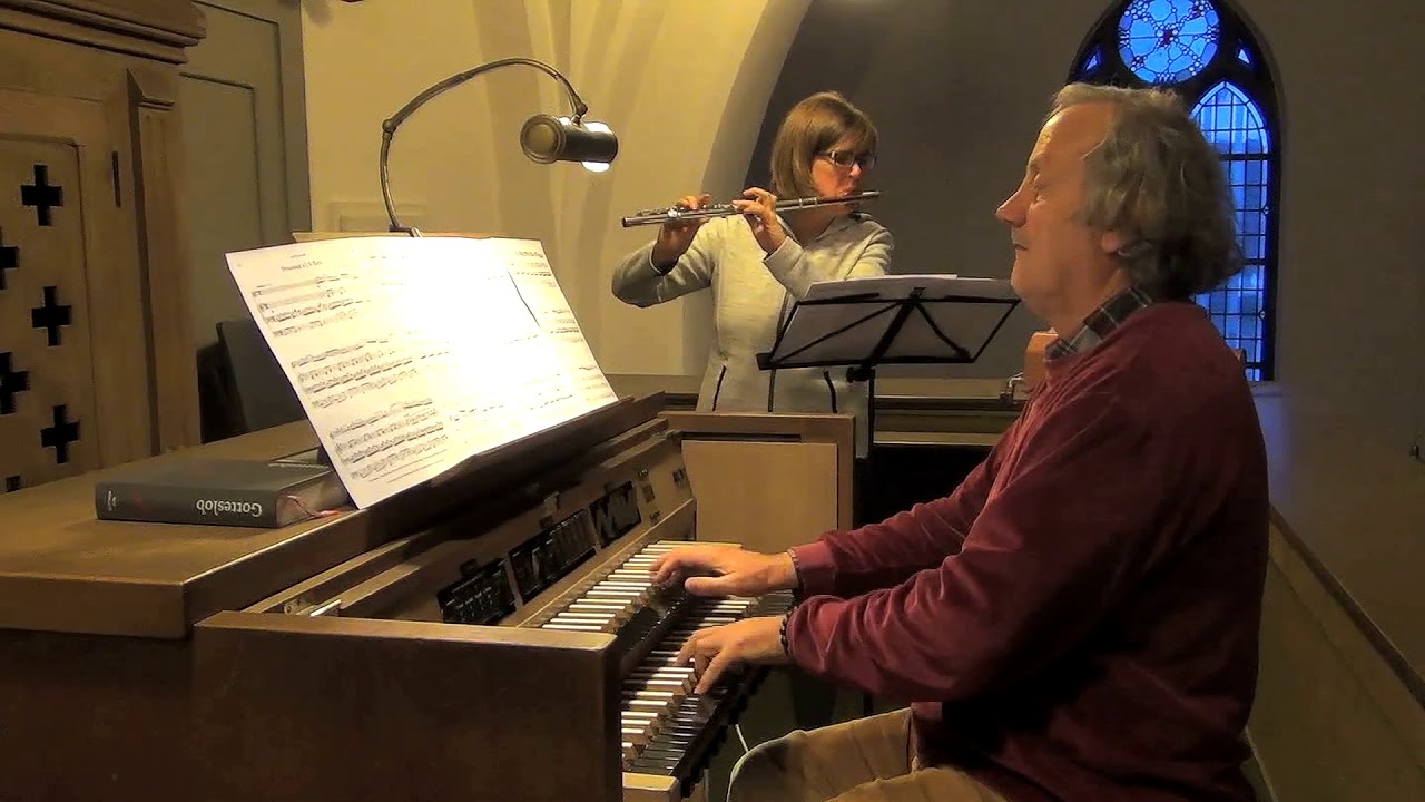 Hommage à J. S. Bach for flute & organ by Hans-André Stamm