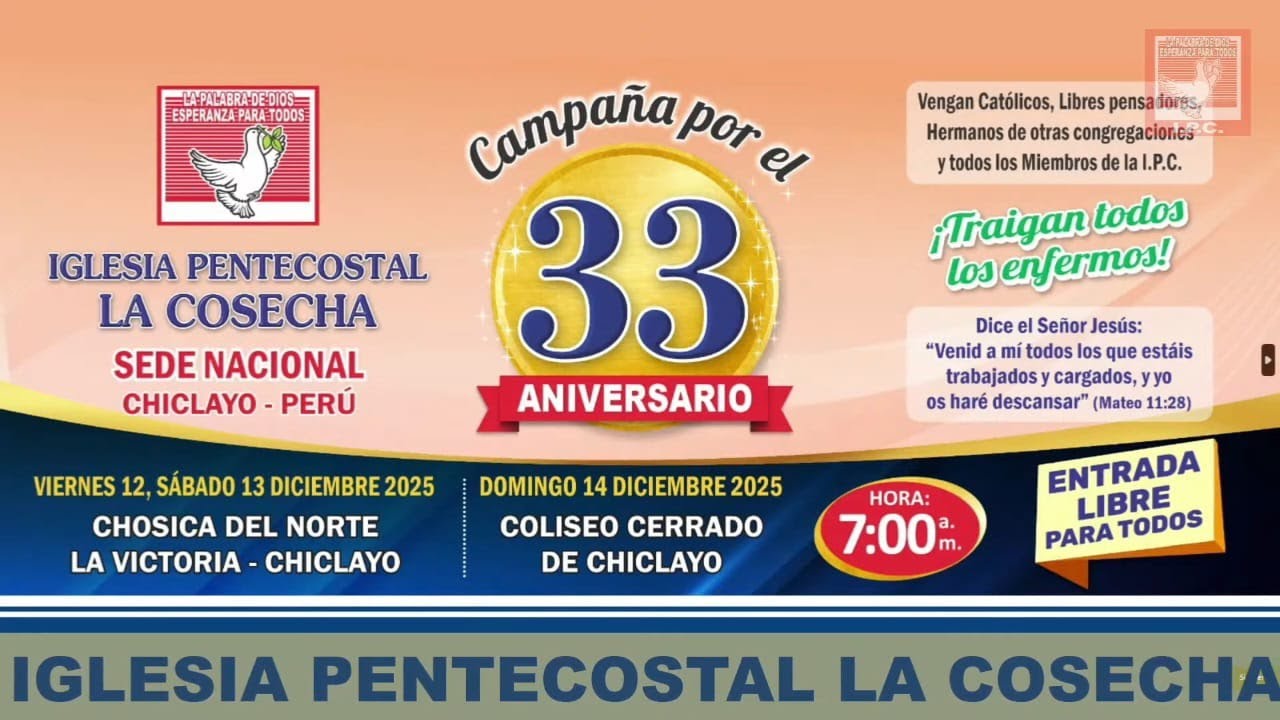 CAMPAÑA Y CENA IPC DOMINGO 07-12-2025