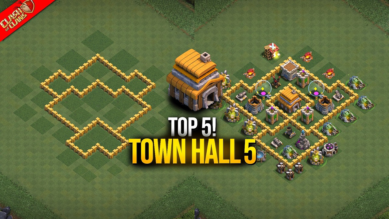 Th5 Most Powerful Top 5 Bases 2026 (With copy link ) | Th5 best base layouts | TH5 Base