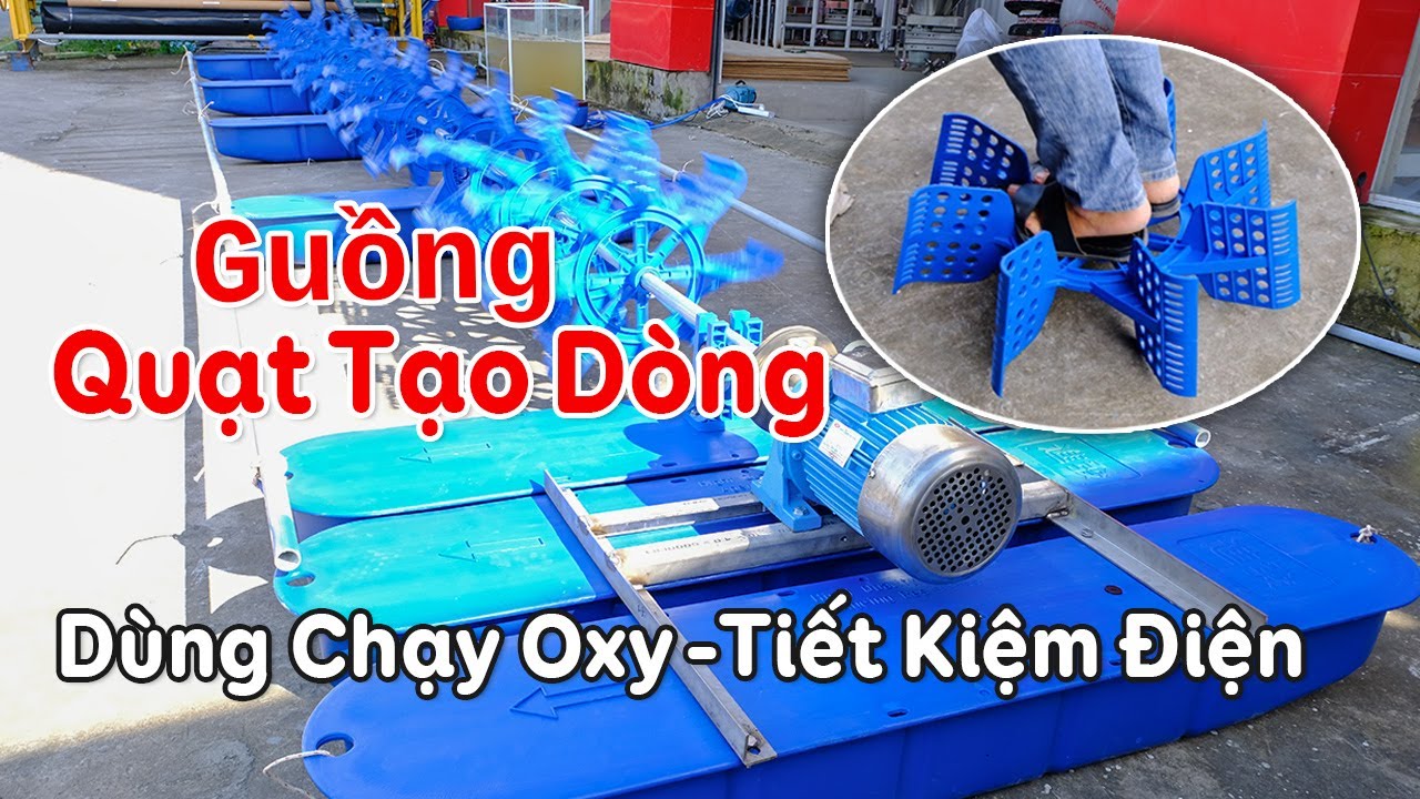 Guồng Quạt 10 Cánh Và 18 Cánh | Tạo Dòng Chảy Mạnh Mẽ - Cung Cấp Oxy Cho Ao Nuôi