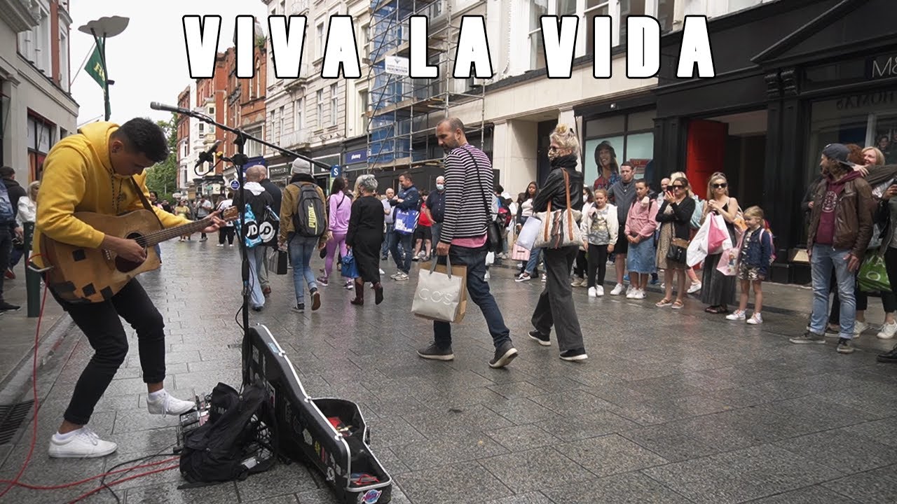 busking: viva la vida - coldplay