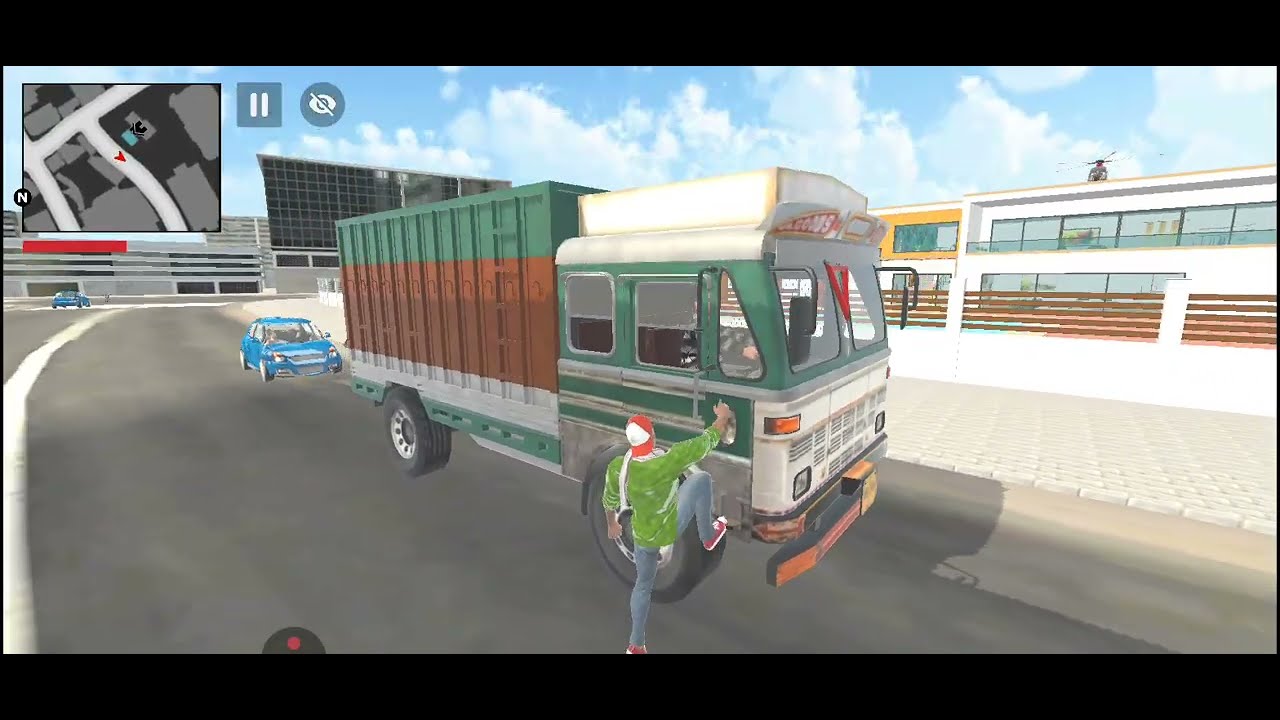 😌Indian Theft Auto Simulator😶‍🌫️Indian Car Showroom  Latest Modify Black Fortuner And Green Thar😵