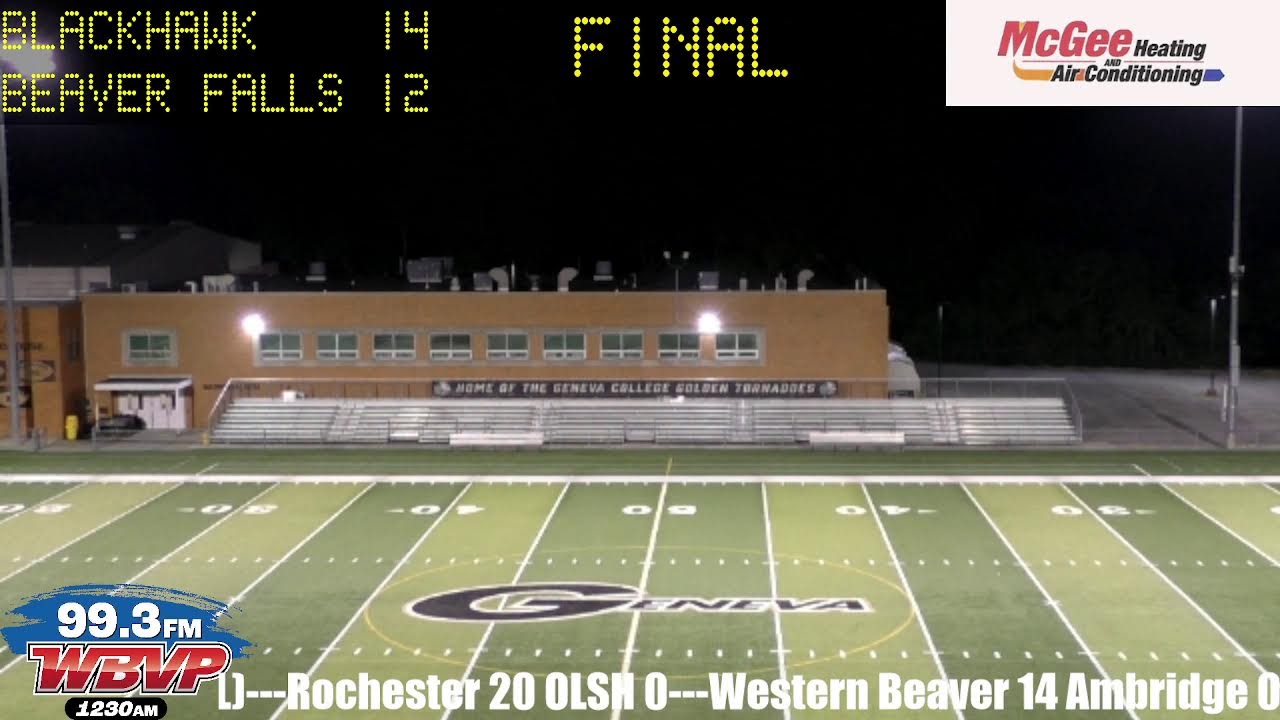 Blackhawk vs. Beaver Falls High School Football 8/22/25