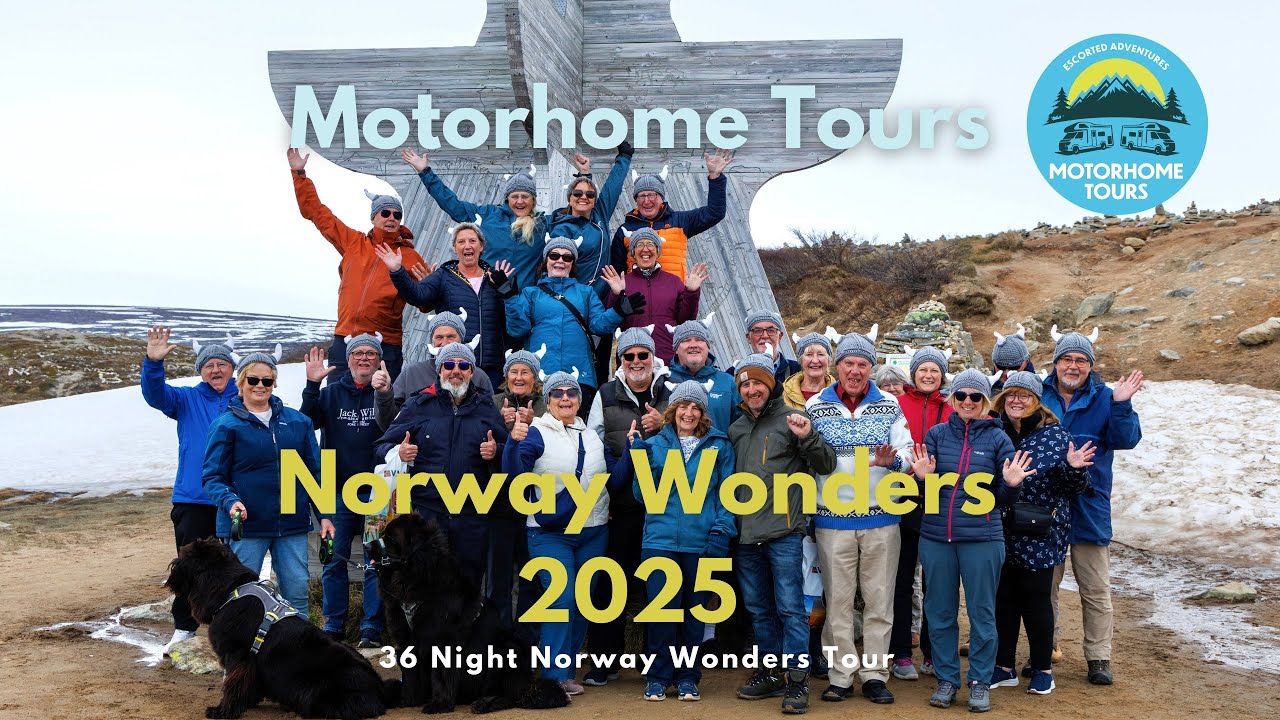 Norway Escorted Motorhome Tour 2025 (When our Group of Motorhomes Toured Norway)