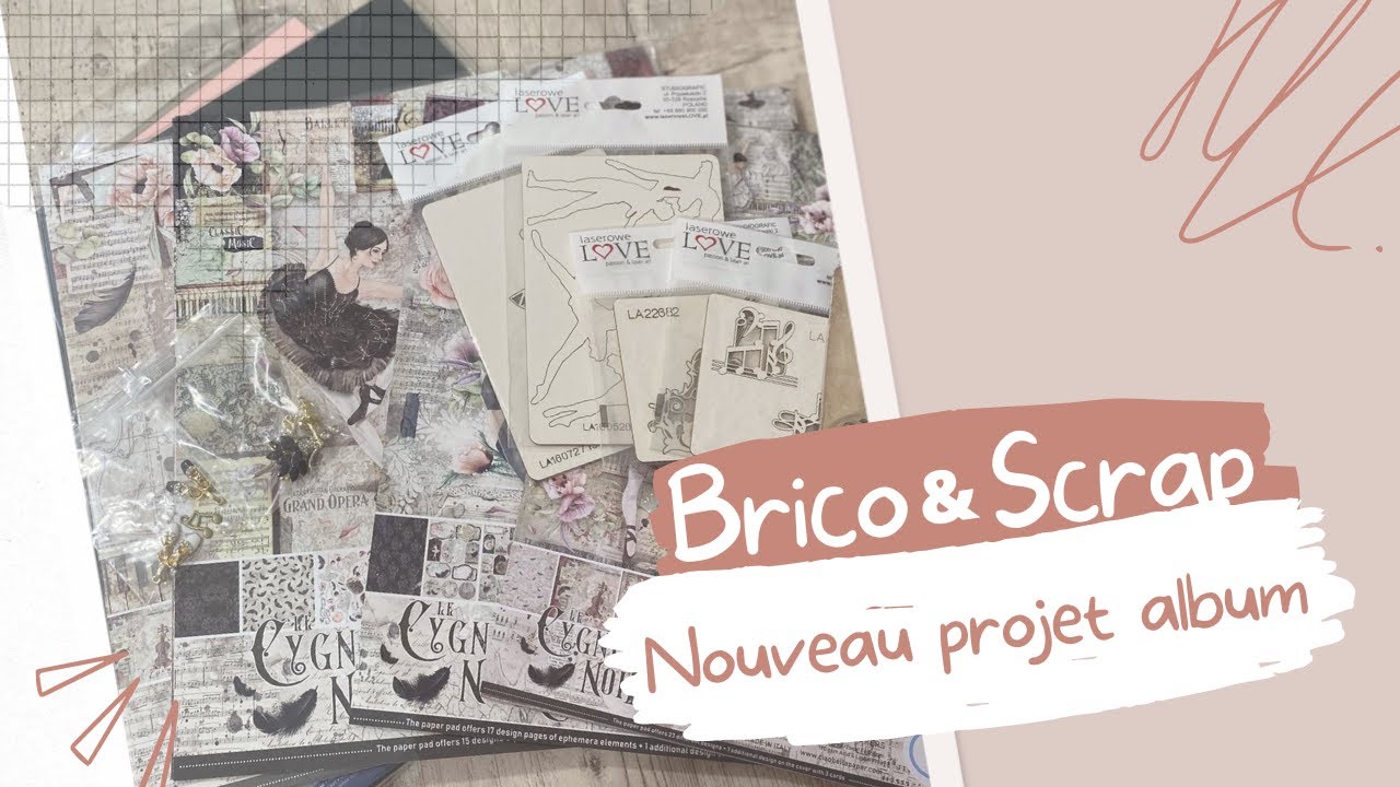 ✨ BRICO&SCRAP✨ Nouveau projet album  😂#lepetitmondedechachou #scrapbooking #brico&scrap #ciaobella