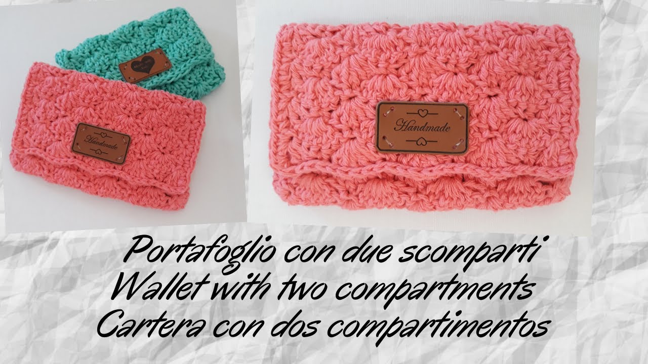 Portafoglio con due scomparti - Wallet with two compartments - Cartera con dos compartimentos