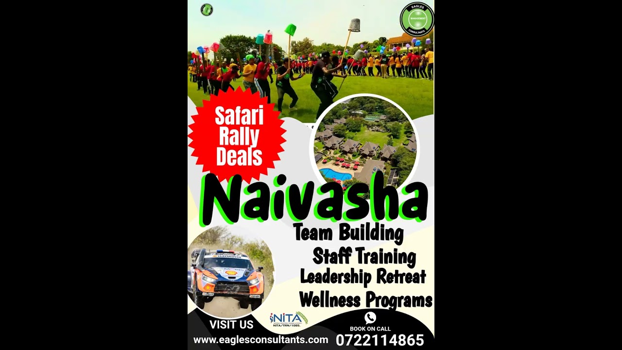 WRC Safari Rally 2026 Naivasha Corporate Deals | Team Building, Staff Training & Leadership Retreat.