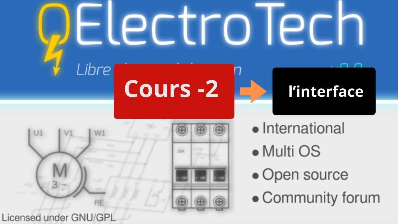 Créer son premier schéma électrique dans QElectroTech