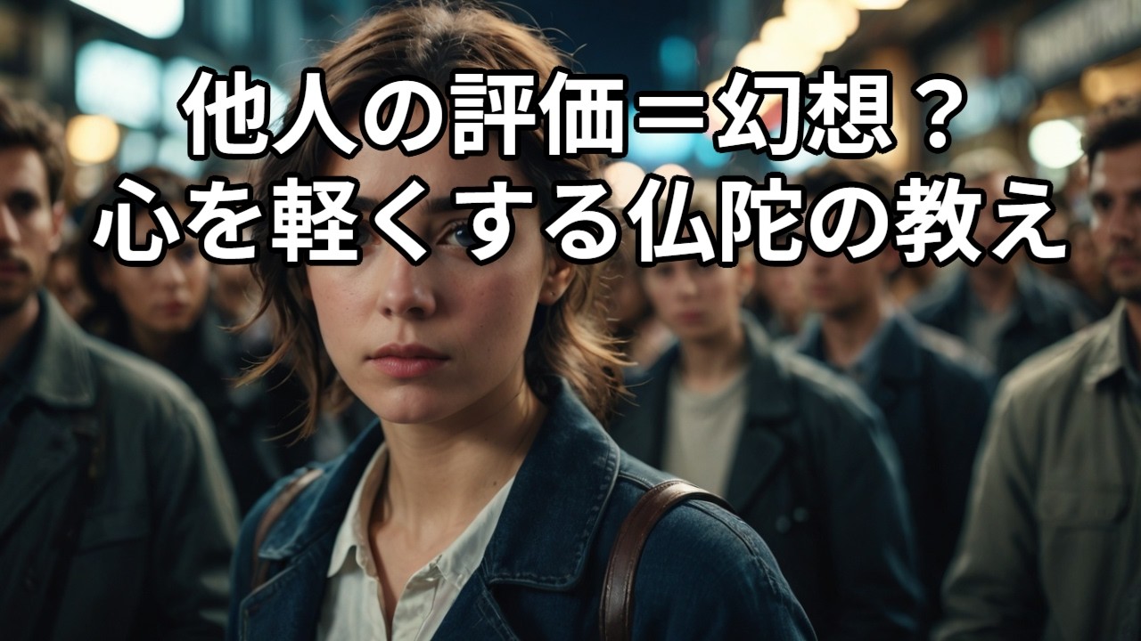 【ブッダの智慧】他人の評価は幻想である｜気にした瞬間、苦しみは生まれる
