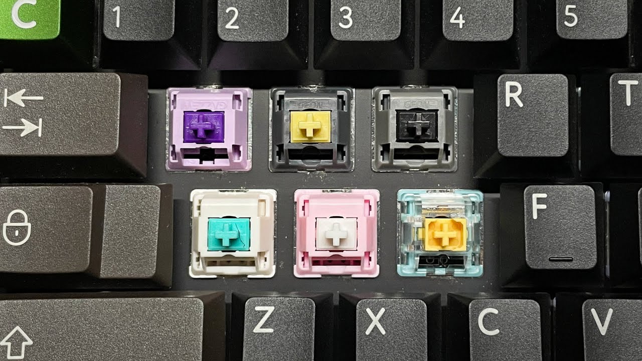 Testing 6 Long-pole Linear Switches | CannonKeys Rekt1800 | PBTfans Resonance