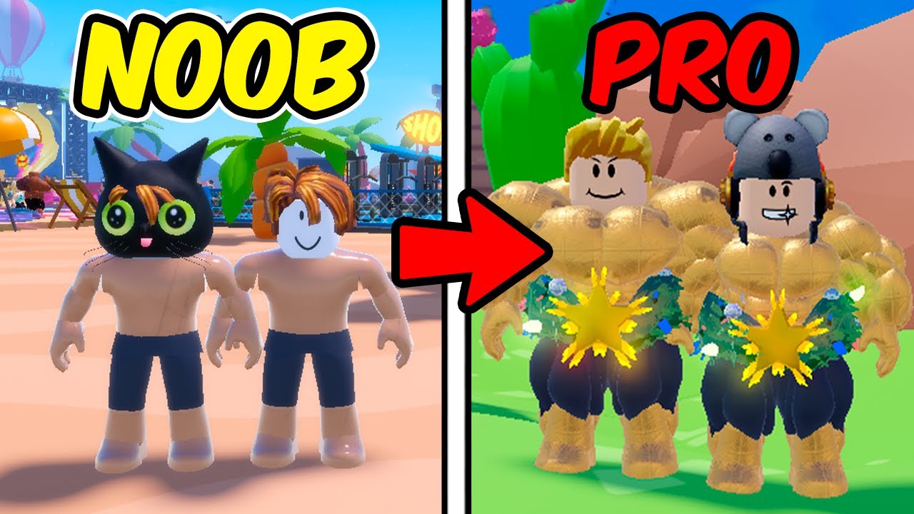 KOALA VS CAT Challenge in Roblox Gym Star Simulator