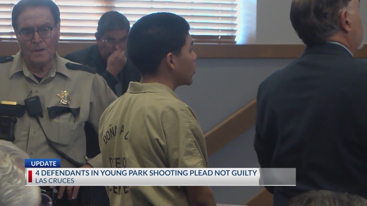 4 defendants in Las Cruces park shooting plead not guilty