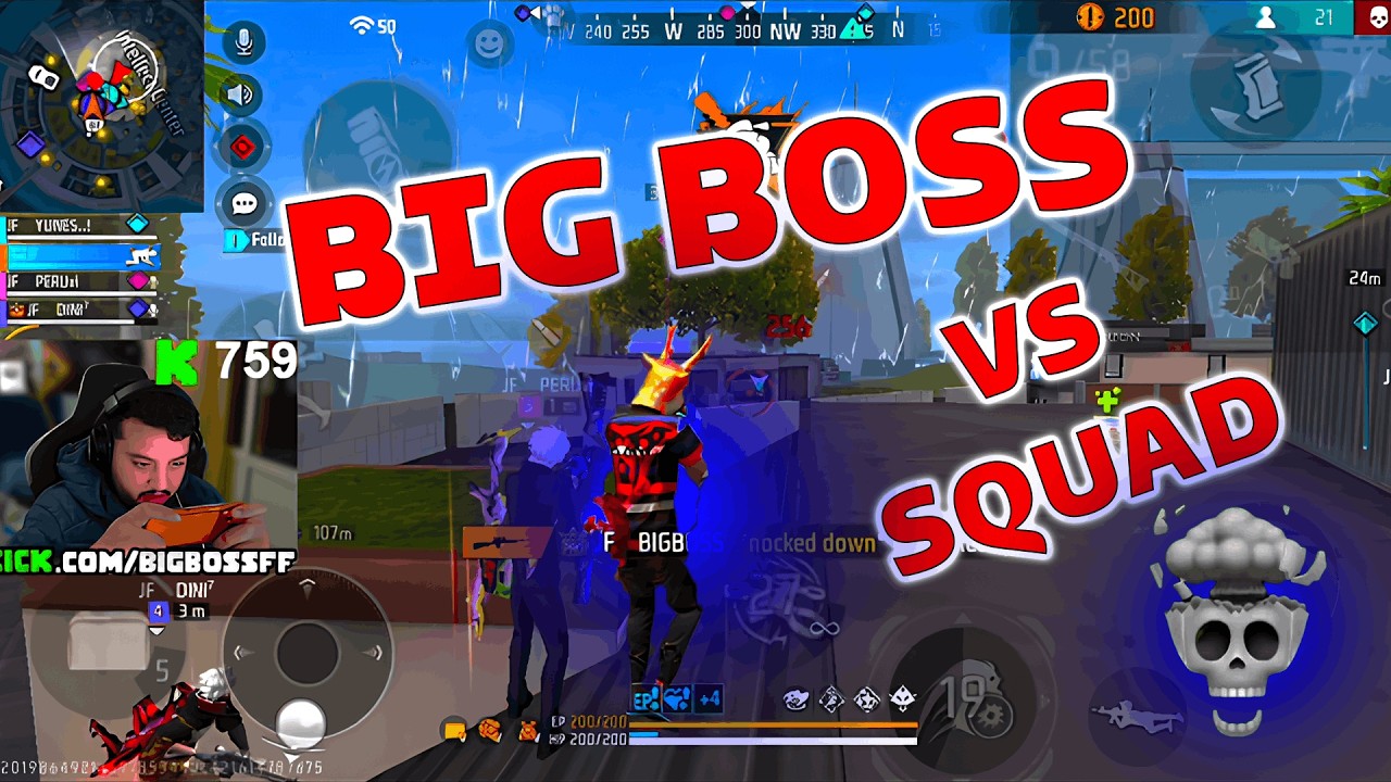 فري فاير : شاهد كيف حصل سكواد JOKO FORCE وتألق BIGBOSS بإطاحته بسكواد كاملة 😱​🔥​