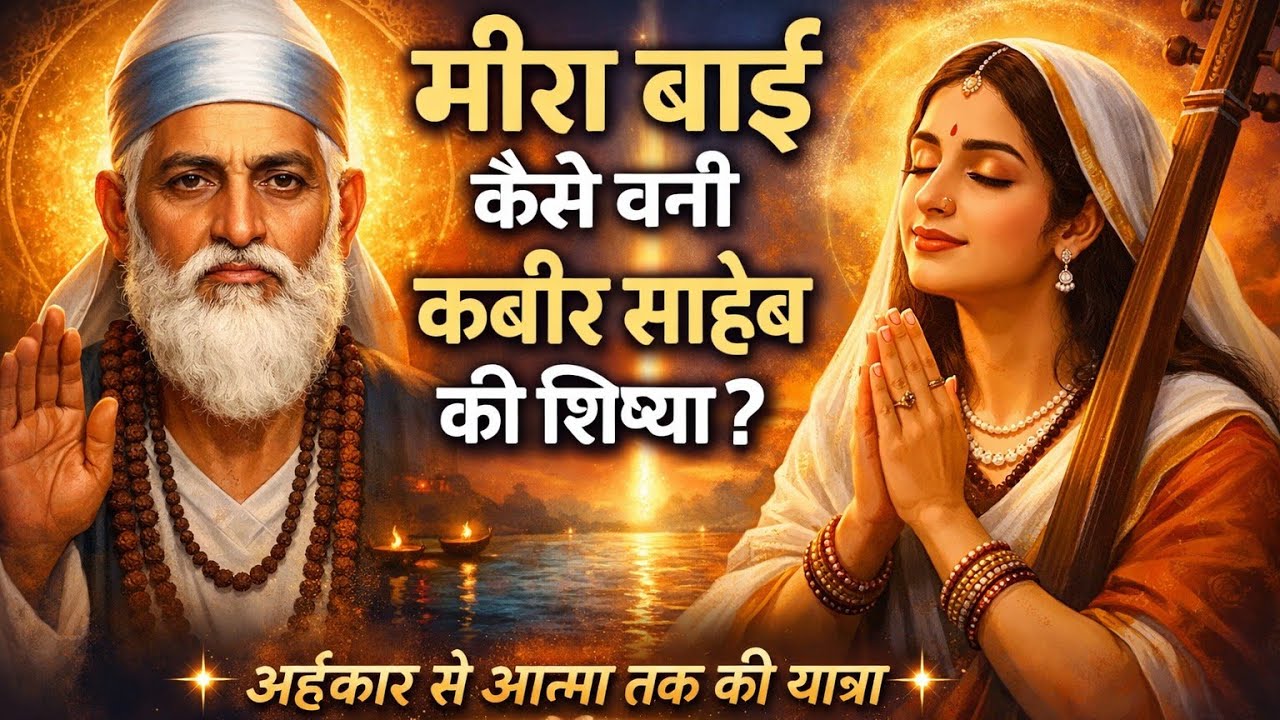 मीरा बाई कैसे बनी संत कबीर साहेब की शिष्या | मीरा-कबीर की अद्भुत आध्यात्मिक कथा | #viral #kabirvani 