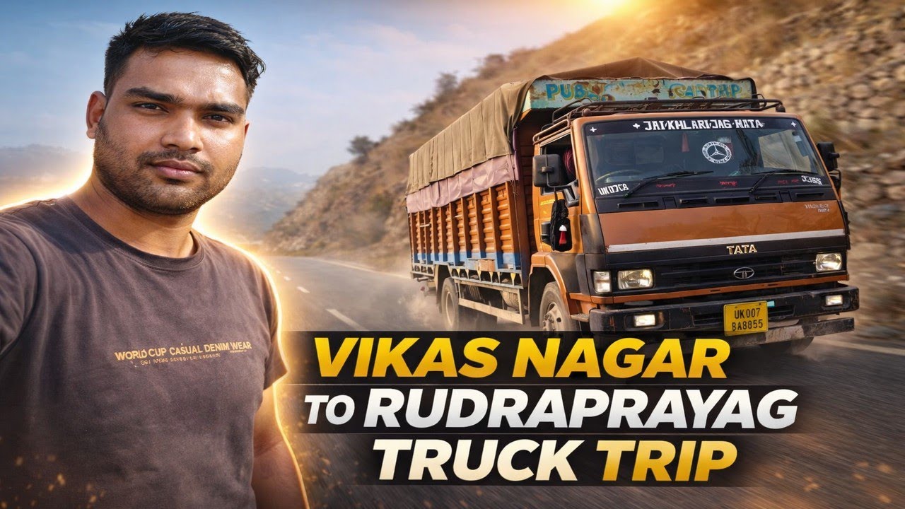 👉 Pahadon Ka Sabse Dangerous Truck Safar 😱 | Vikas Nagar to Rudraprayag 🚛🏔️