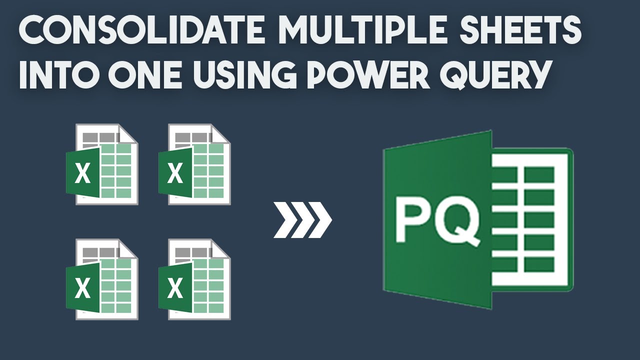Объедините несколько рабочих листов в один с помощью Power Query