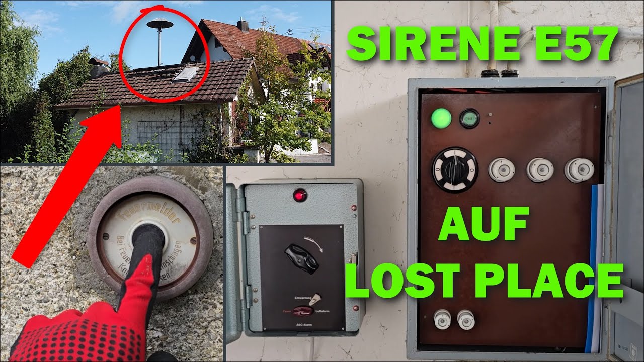 SIRENE E57 AUF LOST PLACE + Probealarm zum Warntag 2025 in Hofwiesen