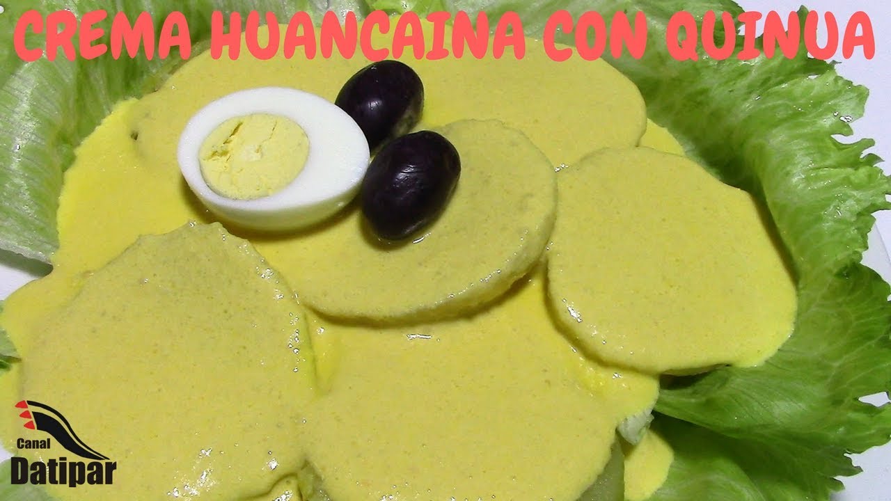 CREMA HUANCAINA CON QUINUA