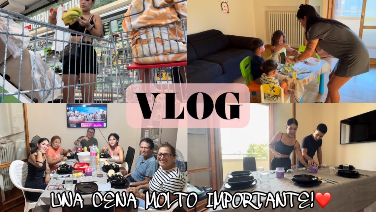 VLOG/una cena IMPORTANTE❤️+spesa e pomeriggio in piscina❗️
