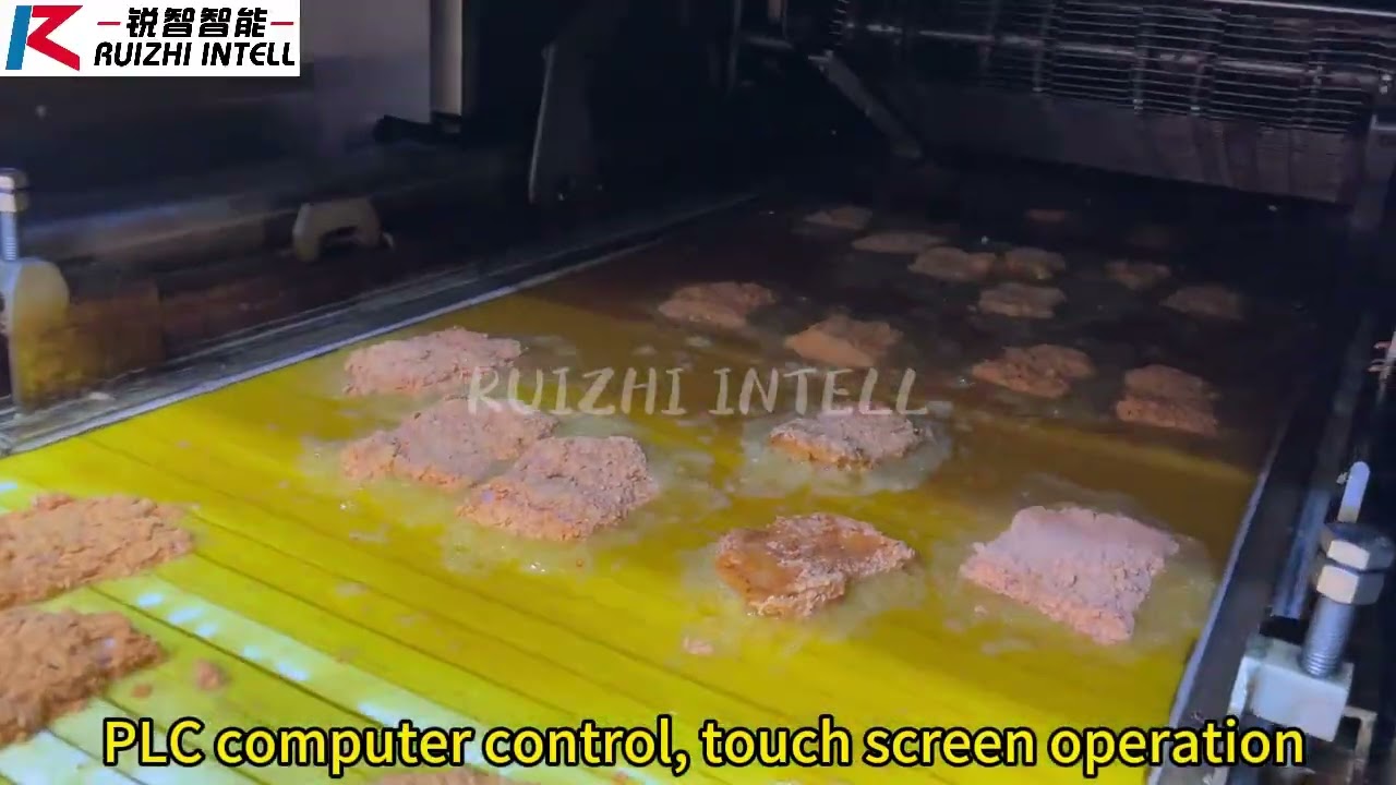 continuous frying machine #frying