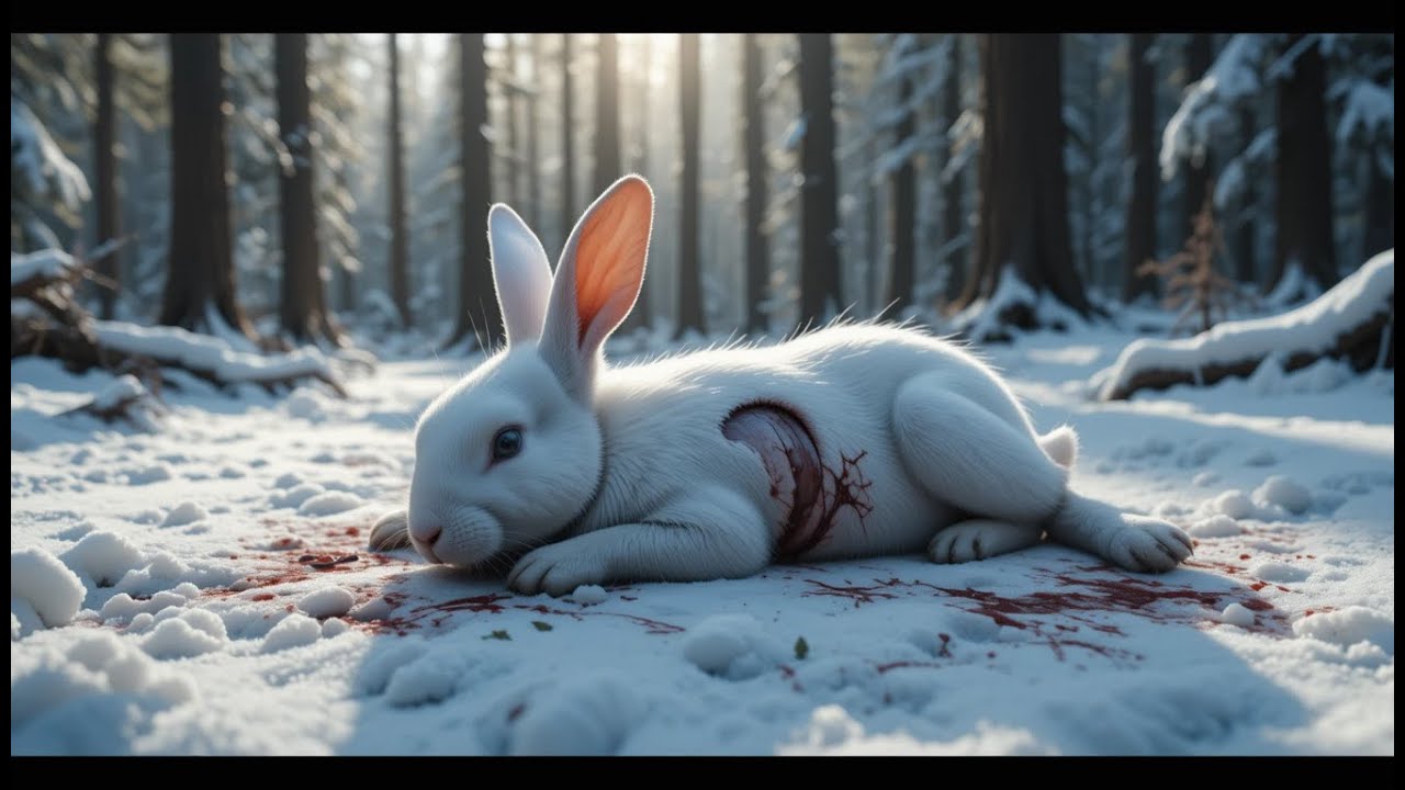 Emergency Rescue: Injured Rabbit Saved from Freezing Snow! 🐰❄️ RescueVision