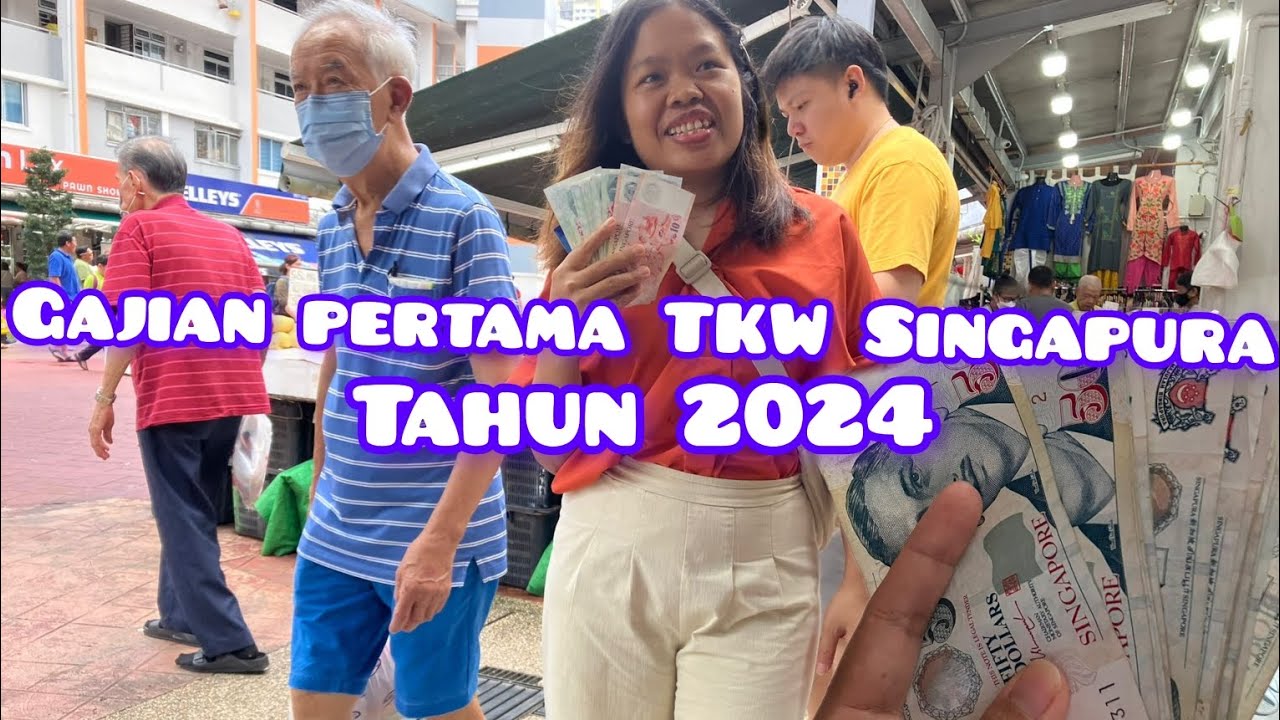 First paycheck at the beginning of 2024‼️Singapore dollar exchange rate is high, thank God//TKW s...