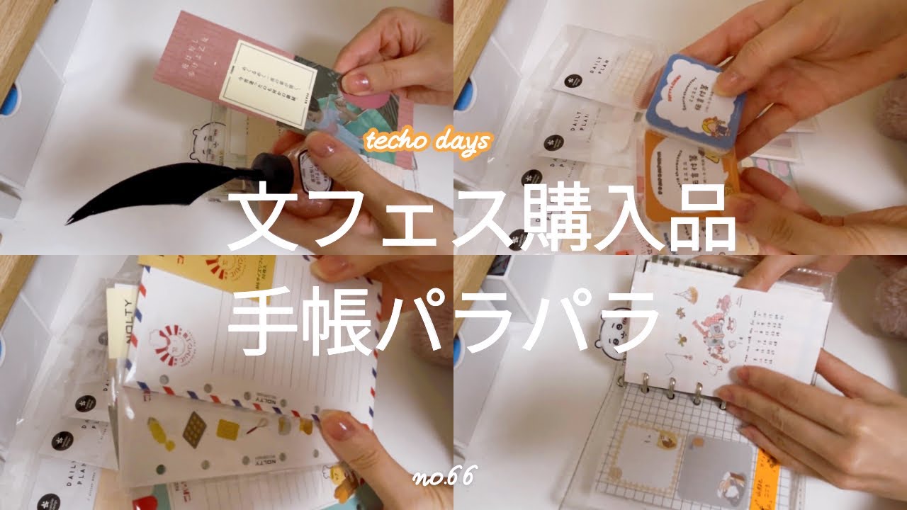 文フェス購入品&手帳パラパラ📔
