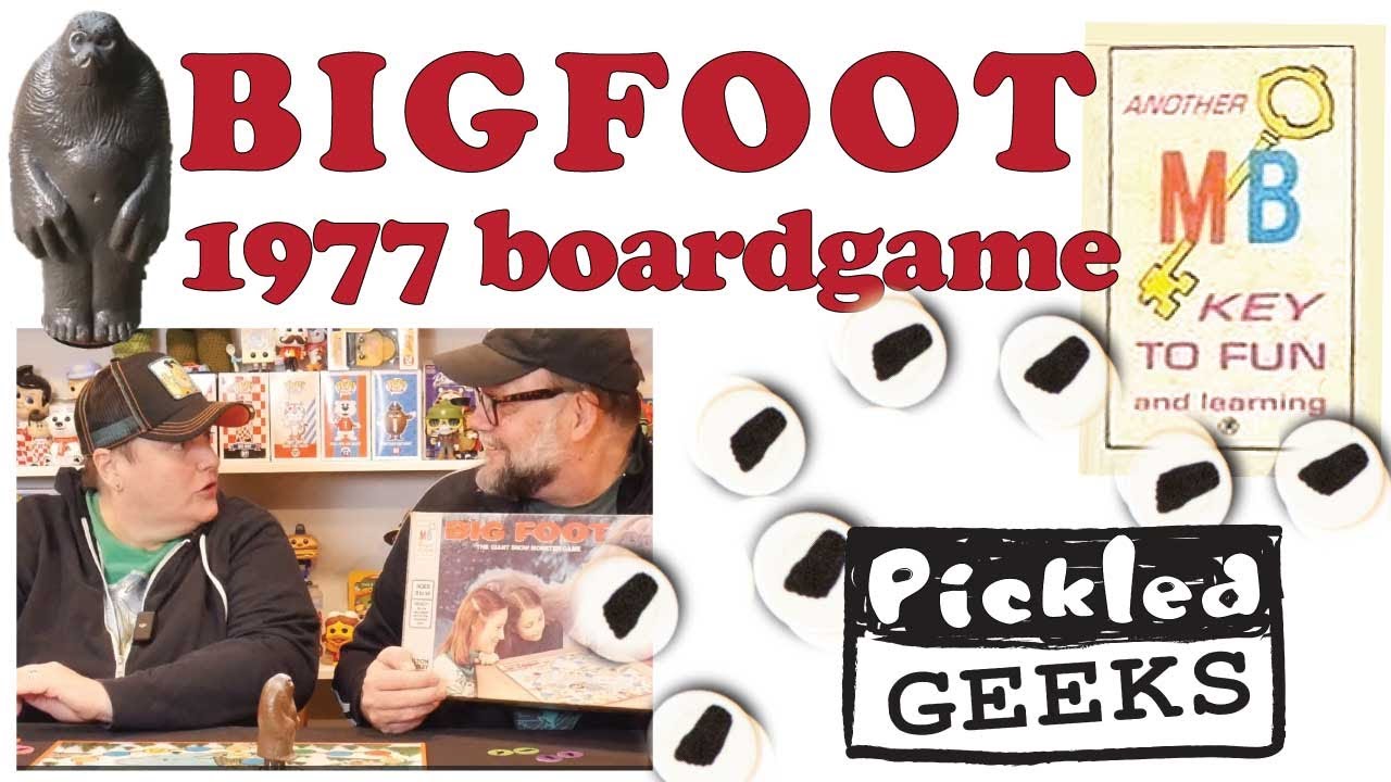 Настольная игра Bigfoot от Milton Bradley 1977 года. Какой же ты отличный охотник и какие у тебя ...