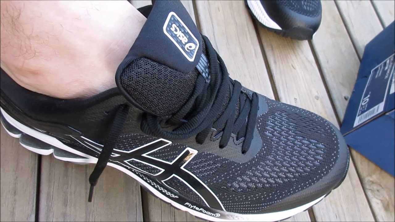 Kayano 26 black and white first wear